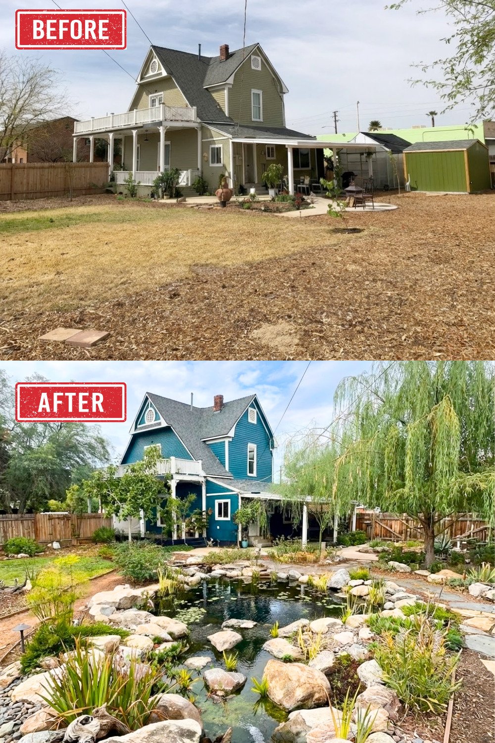 6 - front-yard-garden-landscaping-simple-french-country-stone-path-design
