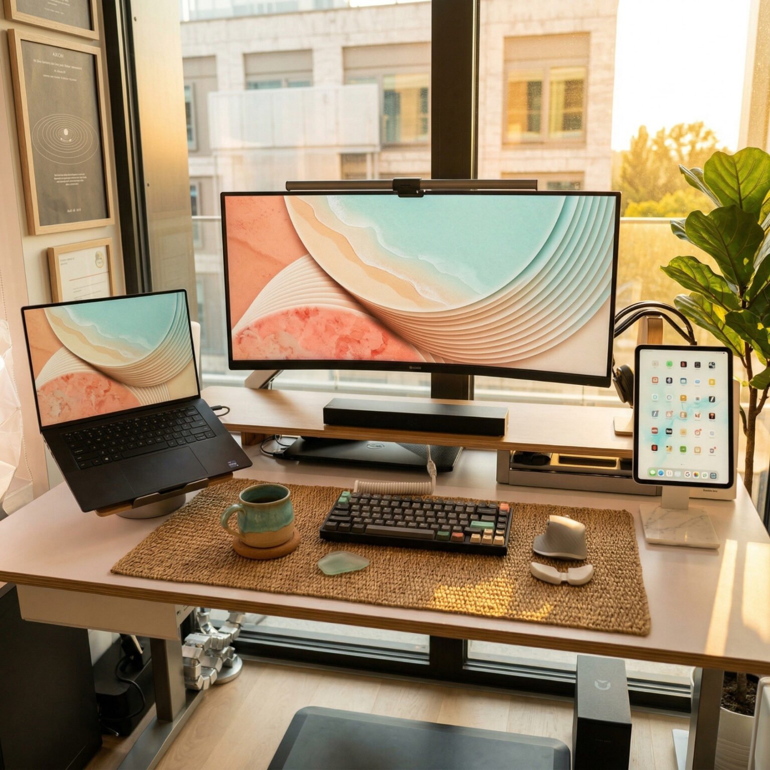 Feature Image - Easy Summer Office Desk Decorating Ideas for a Fresh Workplace